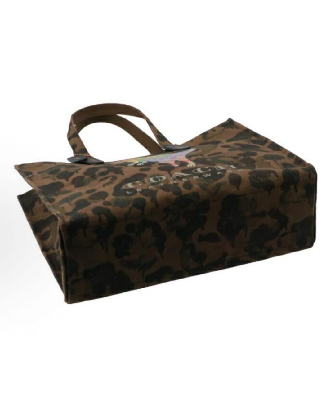 COACH Коричневая сумка тоут, фото 2