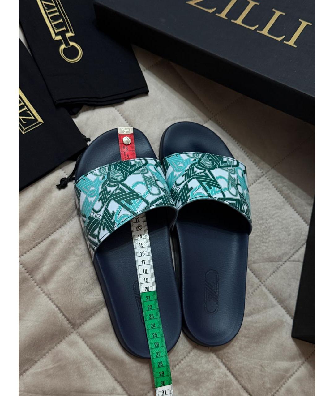 ZILLI Мульти резиновые шлепанцы, фото 7