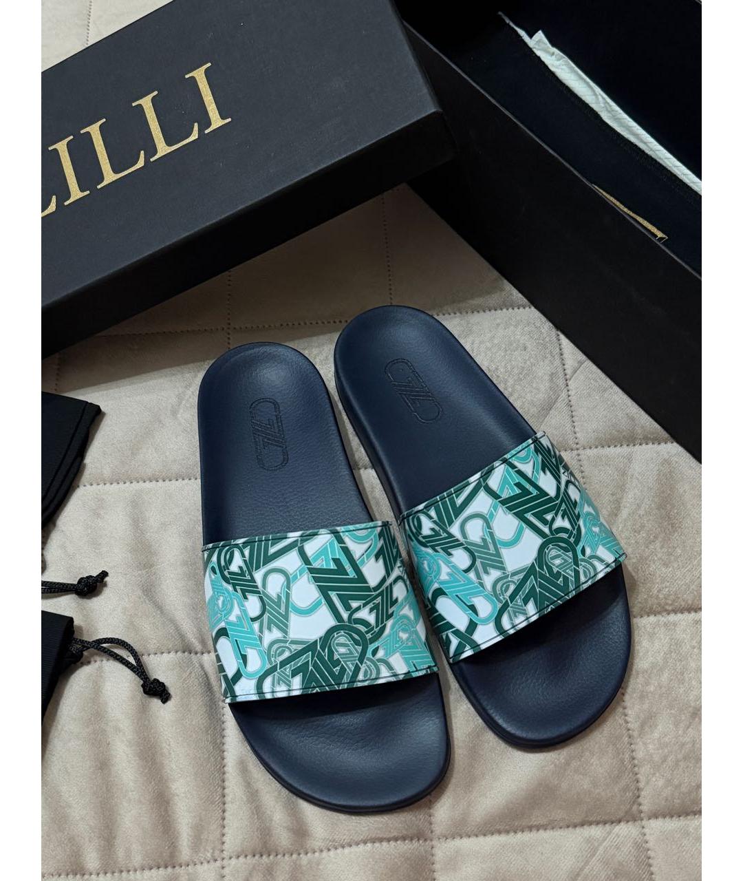 ZILLI Мульти резиновые шлепанцы, фото 4