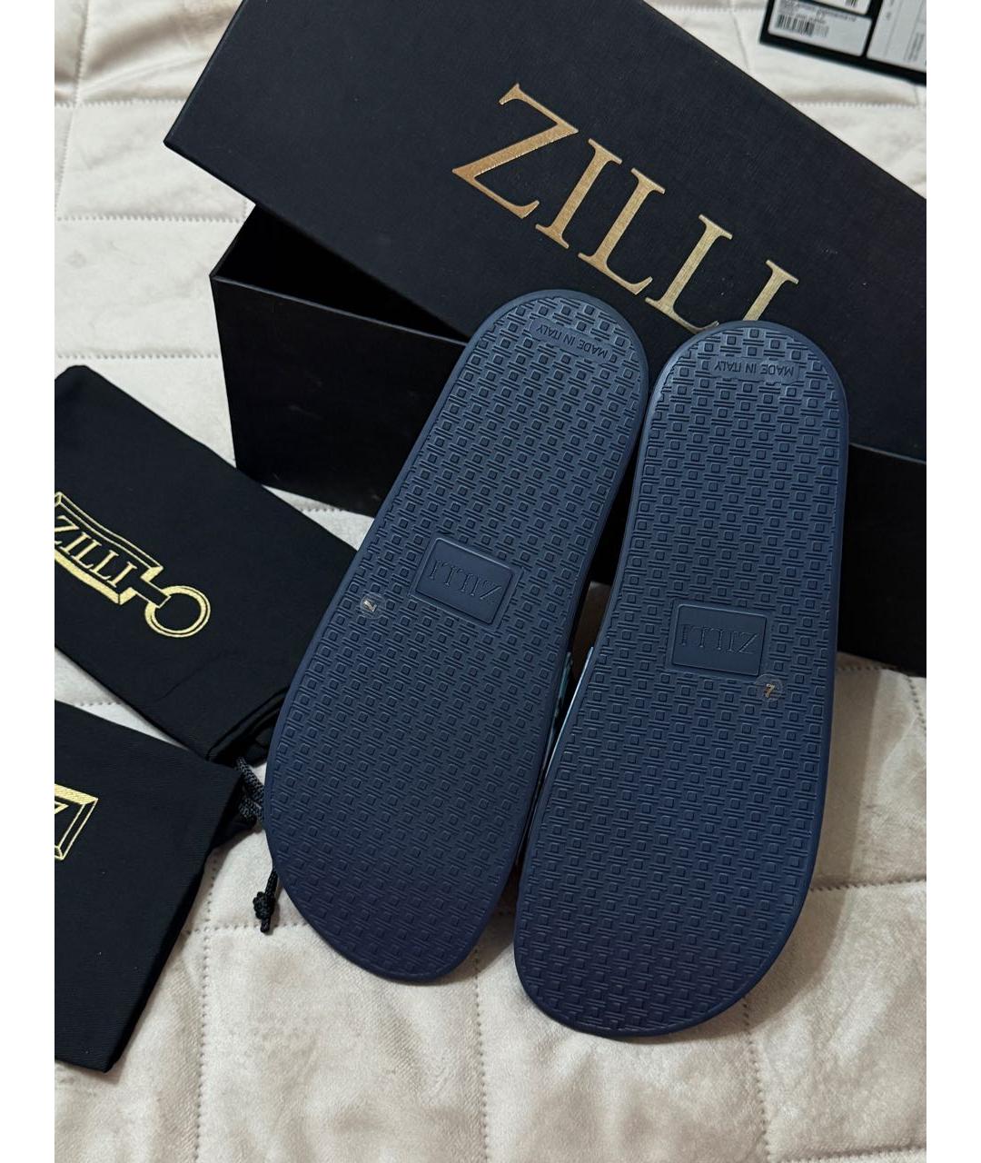 ZILLI Мульти резиновые шлепанцы, фото 8
