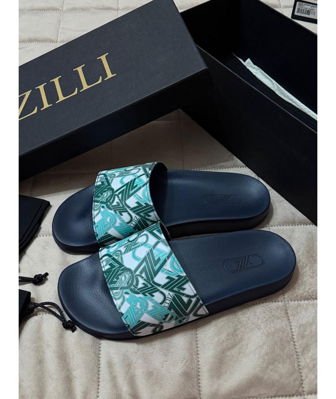 ZILLI Мульти резиновые шлепанцы, фото 3
