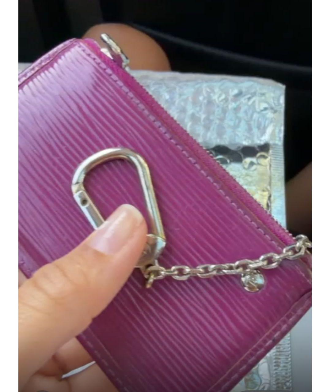 LOUIS VUITTON Розовая ключница, фото 5