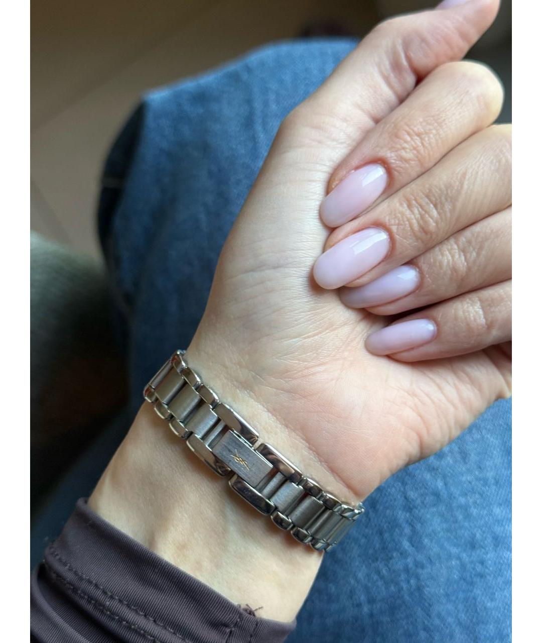 SAINT LAURENT Серебряные стальные часы, фото 7