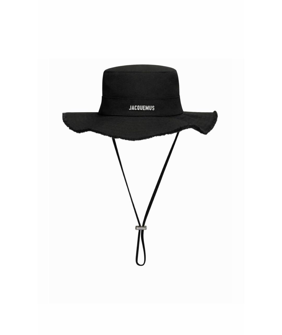 JACQUEMUS Черная хлопковая панама, фото 3