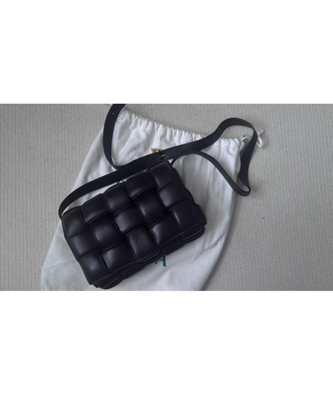 BOTTEGA VENETA Коричневая кожаная сумка через плечо, фото 8