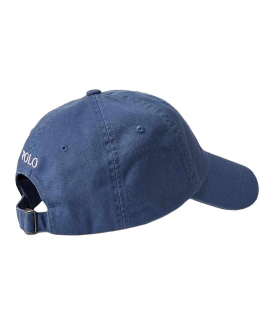 POLO RALPH LAUREN Синяя хлопковая кепка, фото 3