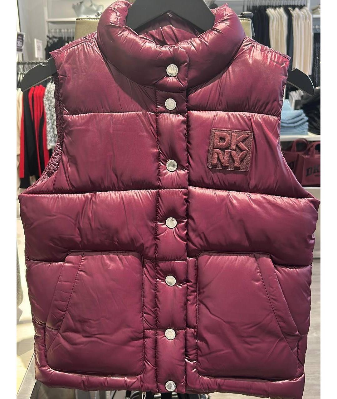 DKNY Бордовый жилет, фото 5