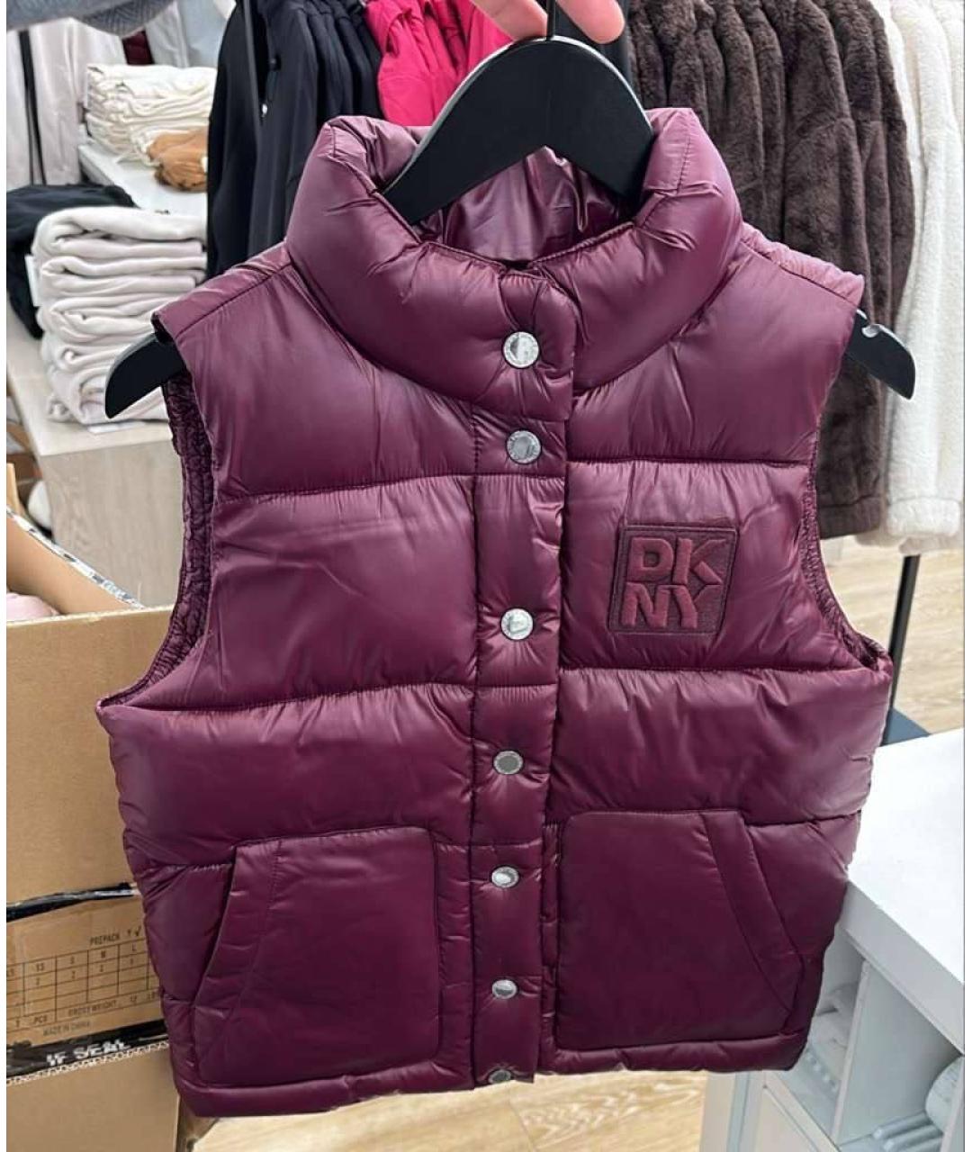 DKNY Бордовый жилет, фото 2