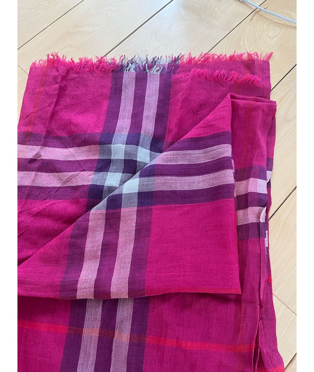BURBERRY Розовый шарф, фото 2