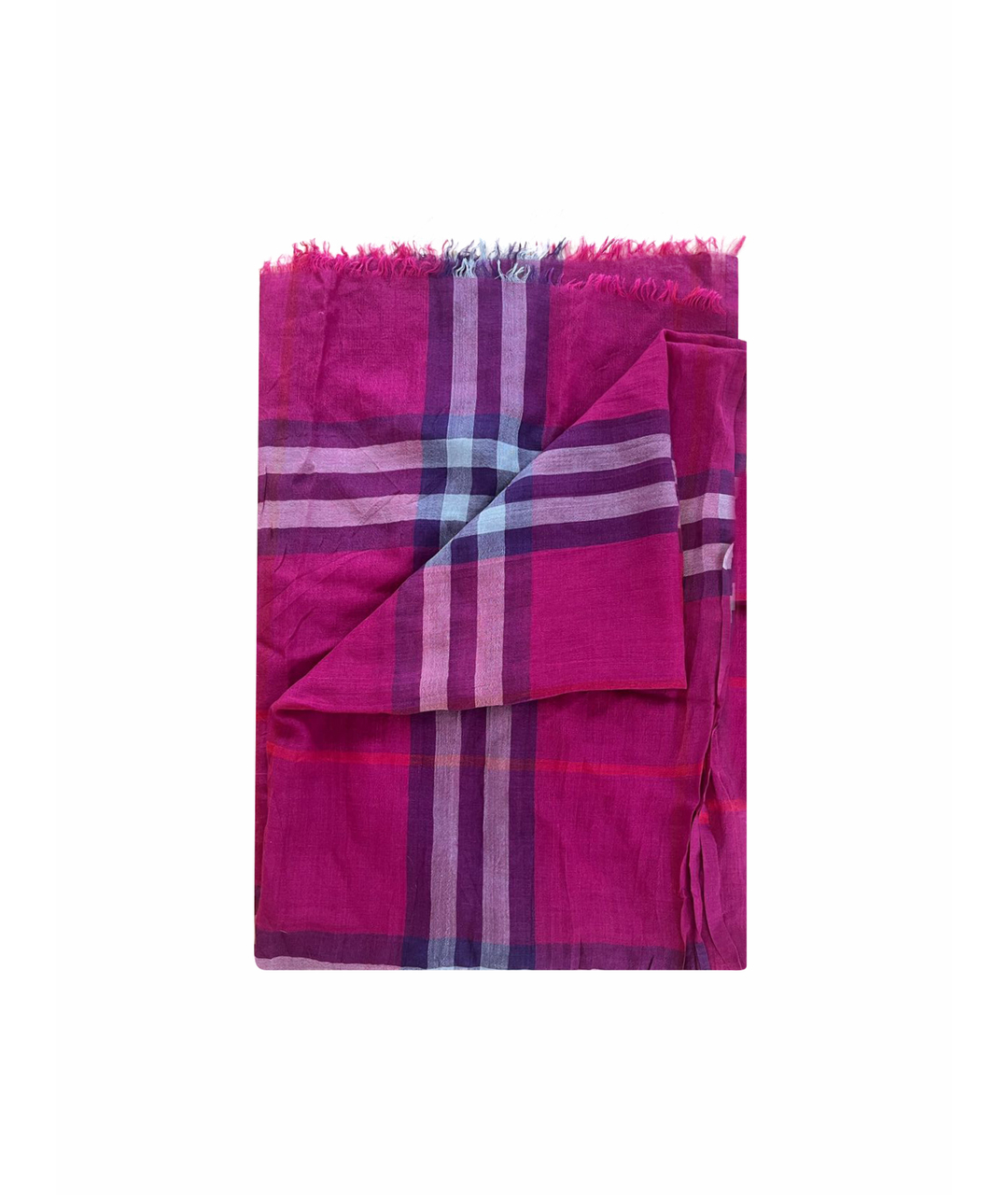 BURBERRY Розовый шарф, фото 1
