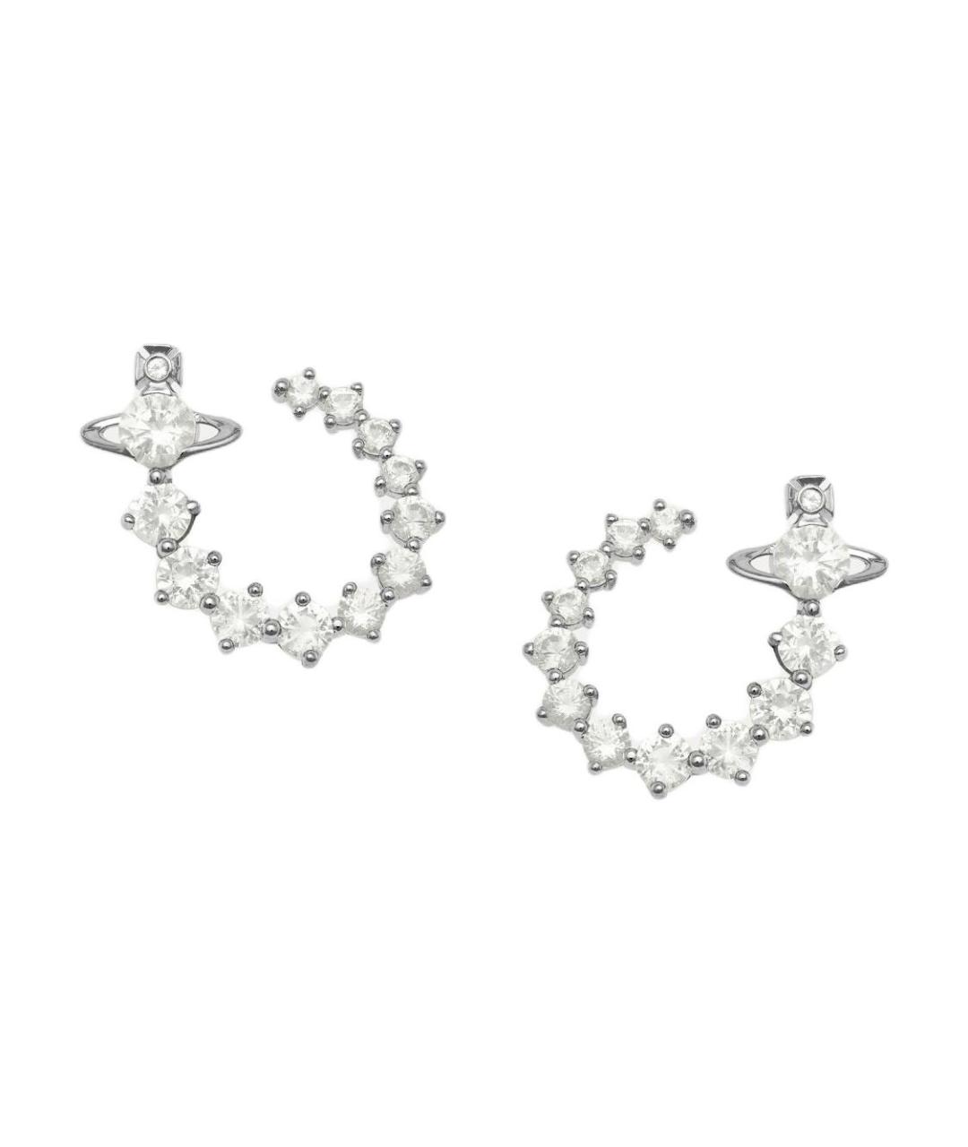 VIVIENNE WESTWOOD Серебряные металлические серьги, фото 1