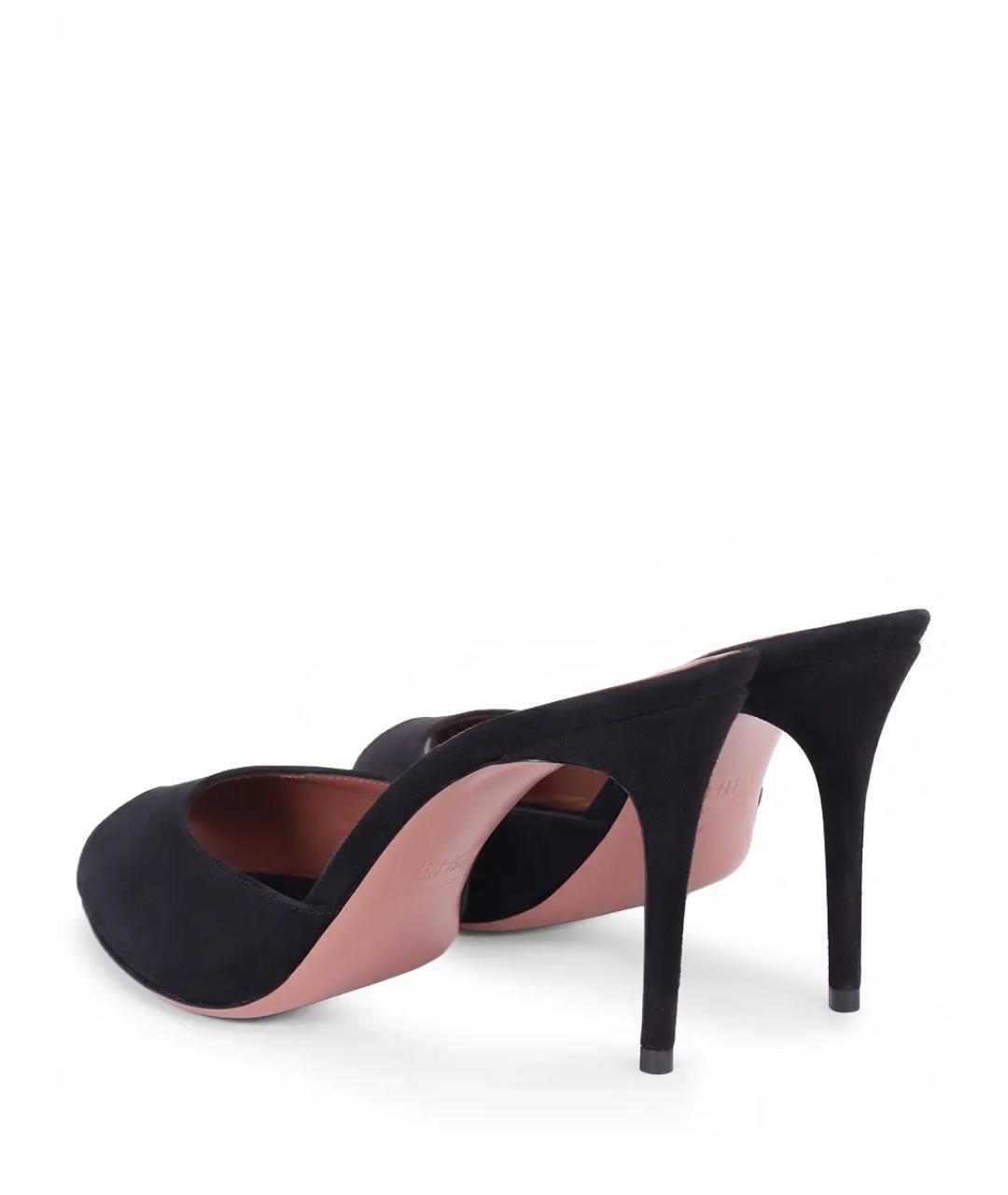 PARIS TEXAS Черные замшевые мюли, фото 4