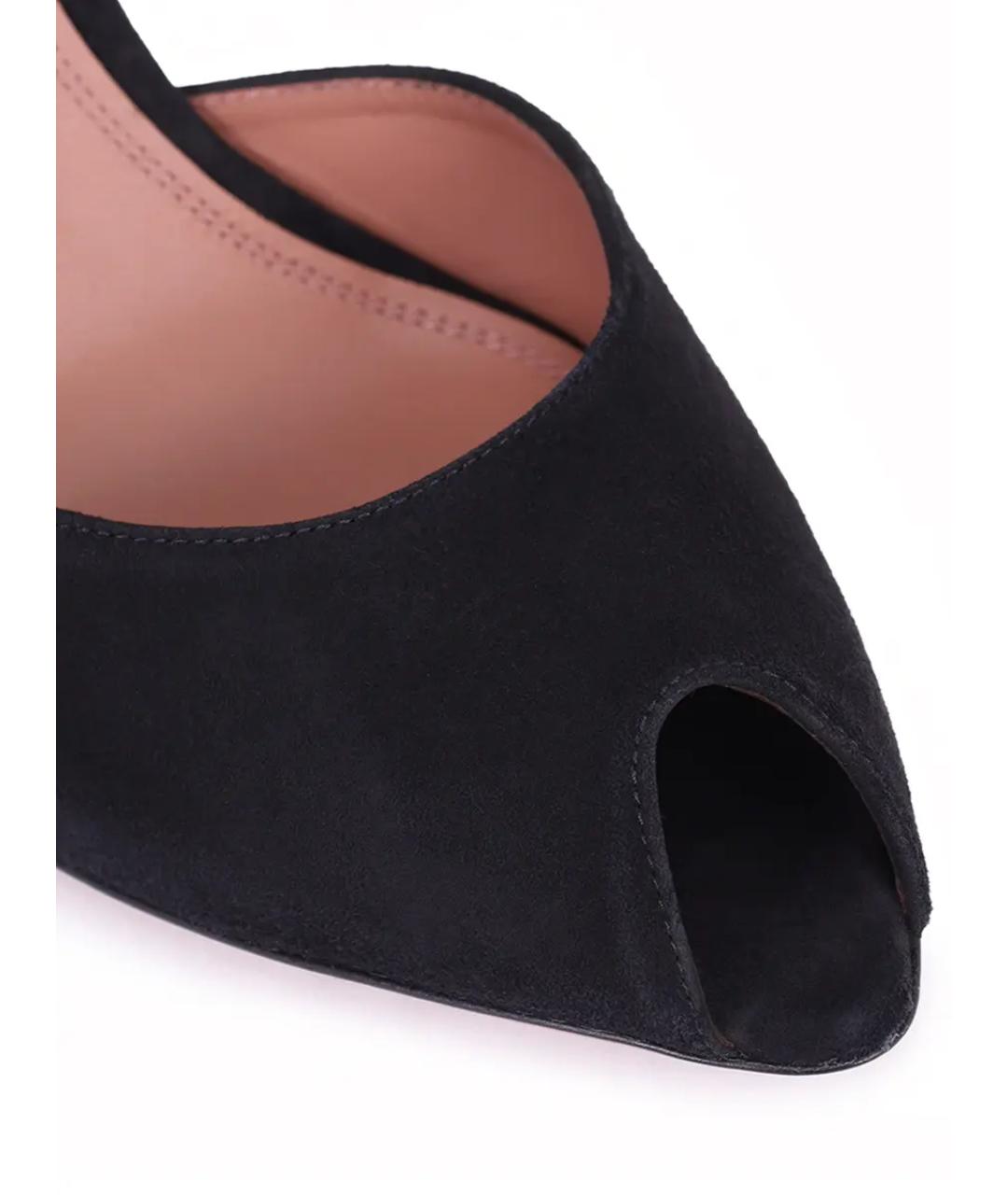 PARIS TEXAS Черные замшевые мюли, фото 5