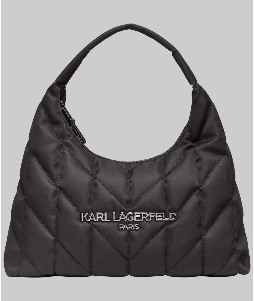 KARL LAGERFELD Черная сумка через плечо, фото 6