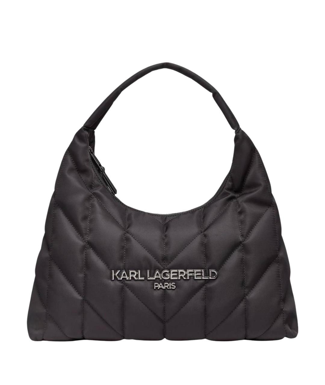 KARL LAGERFELD Черная сумка через плечо, фото 1