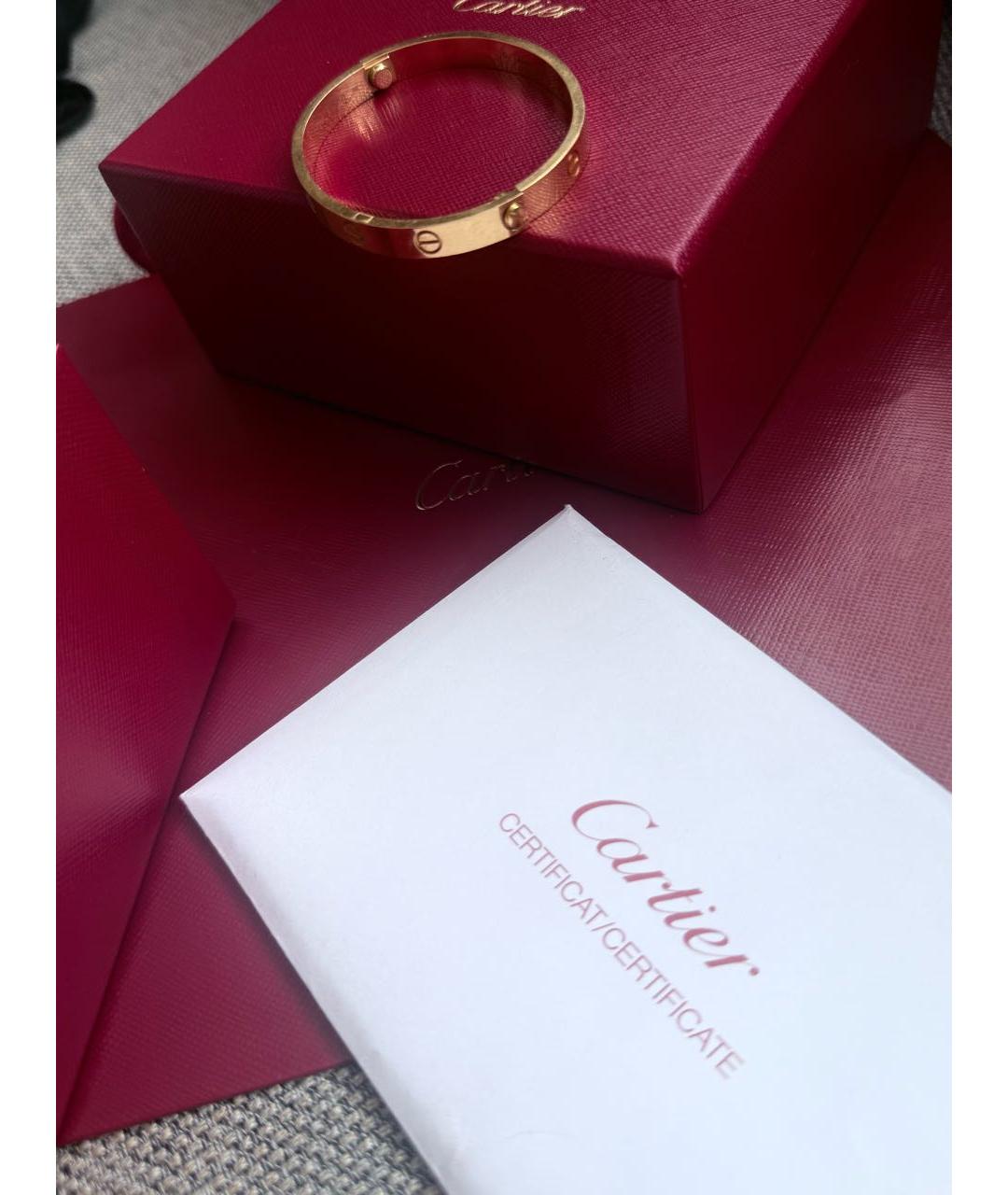 CARTIER Желтый браслет из желтого золота, фото 8