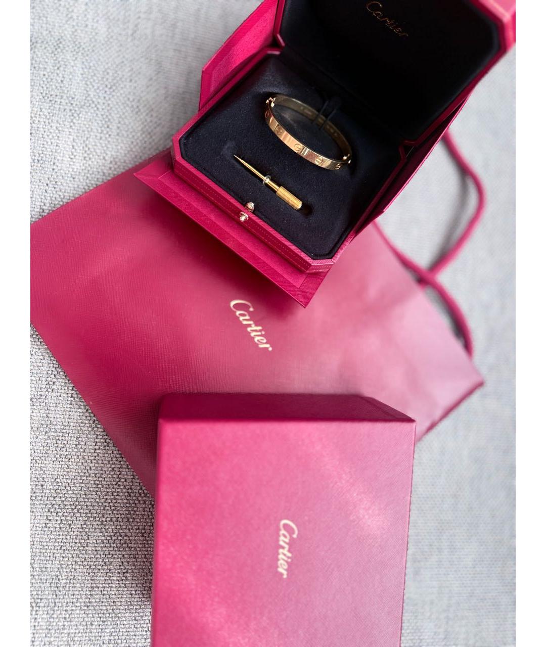 CARTIER Желтый браслет из желтого золота, фото 5