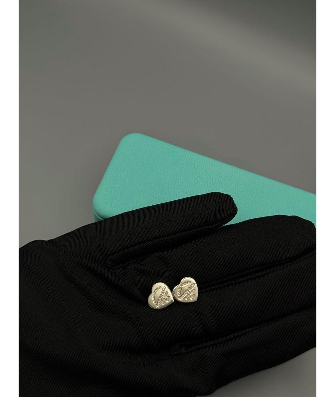 TIFFANY&CO Серебряные серебряные серьги, фото 7