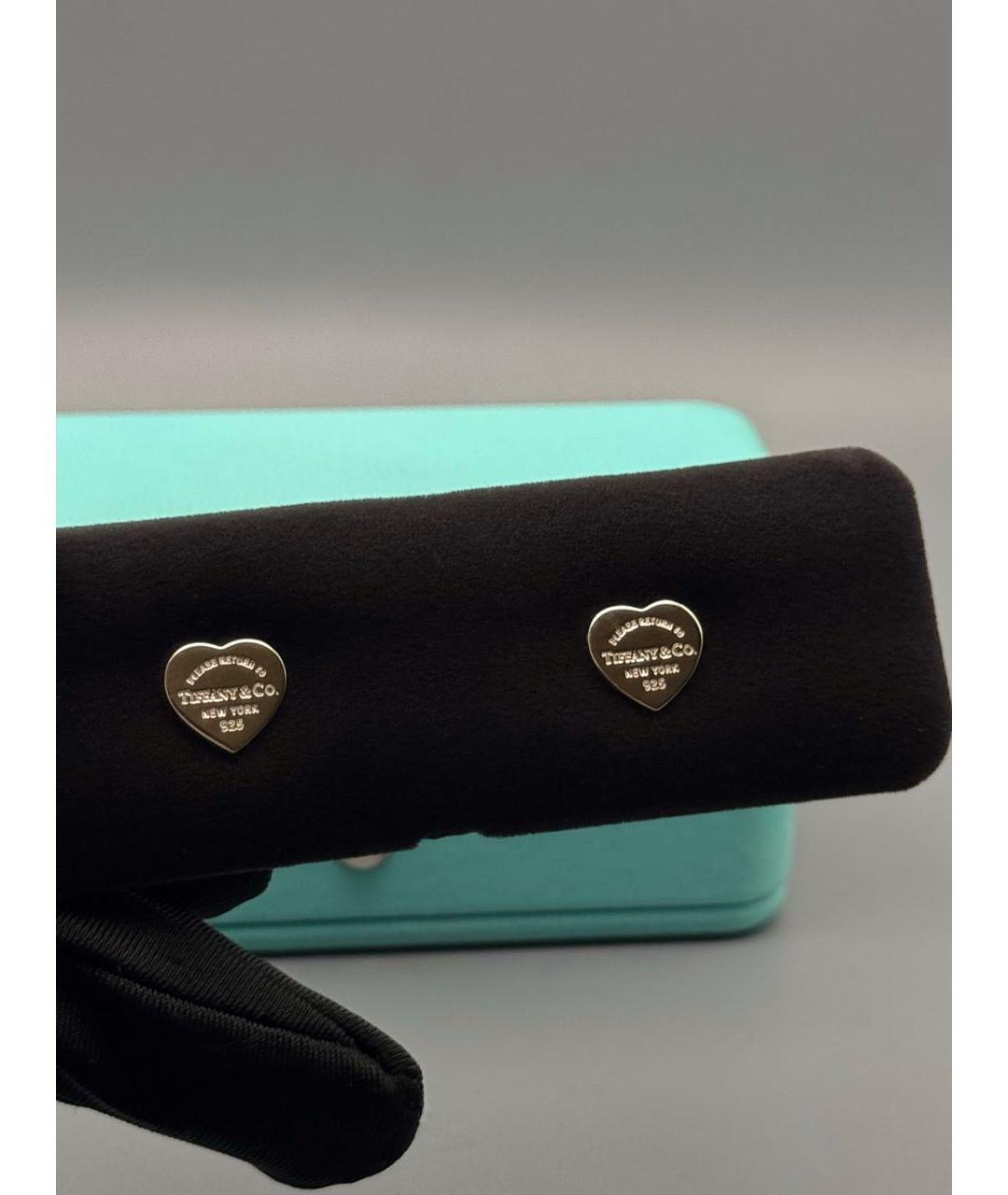 TIFFANY&CO Серебряные серебряные серьги, фото 2