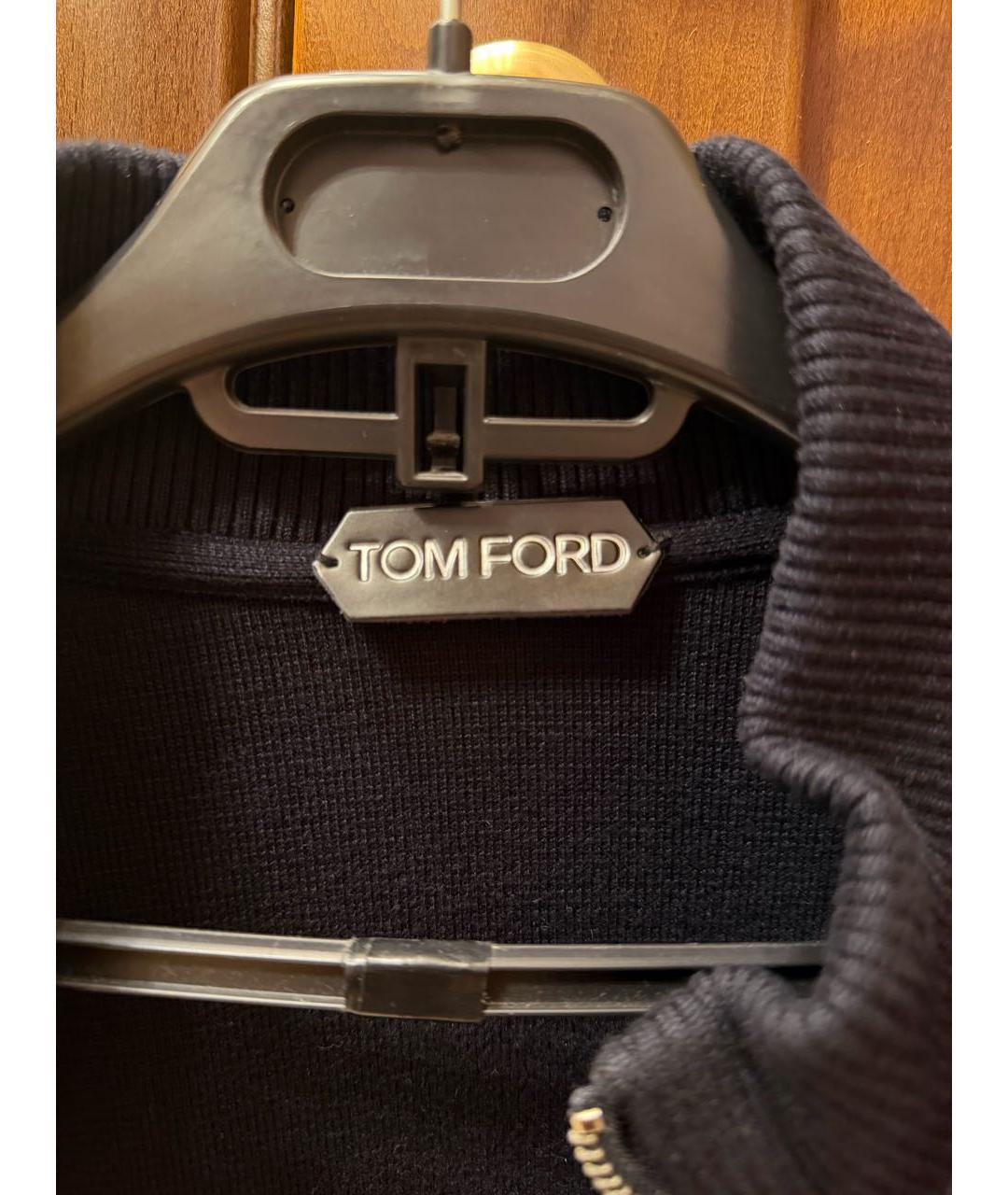 TOM FORD Темно-синяя кашемировая куртка, фото 3