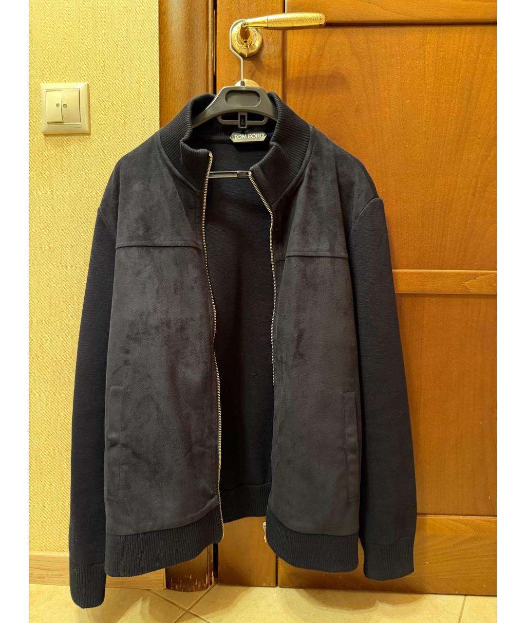TOM FORD Темно-синяя кашемировая куртка, фото 8