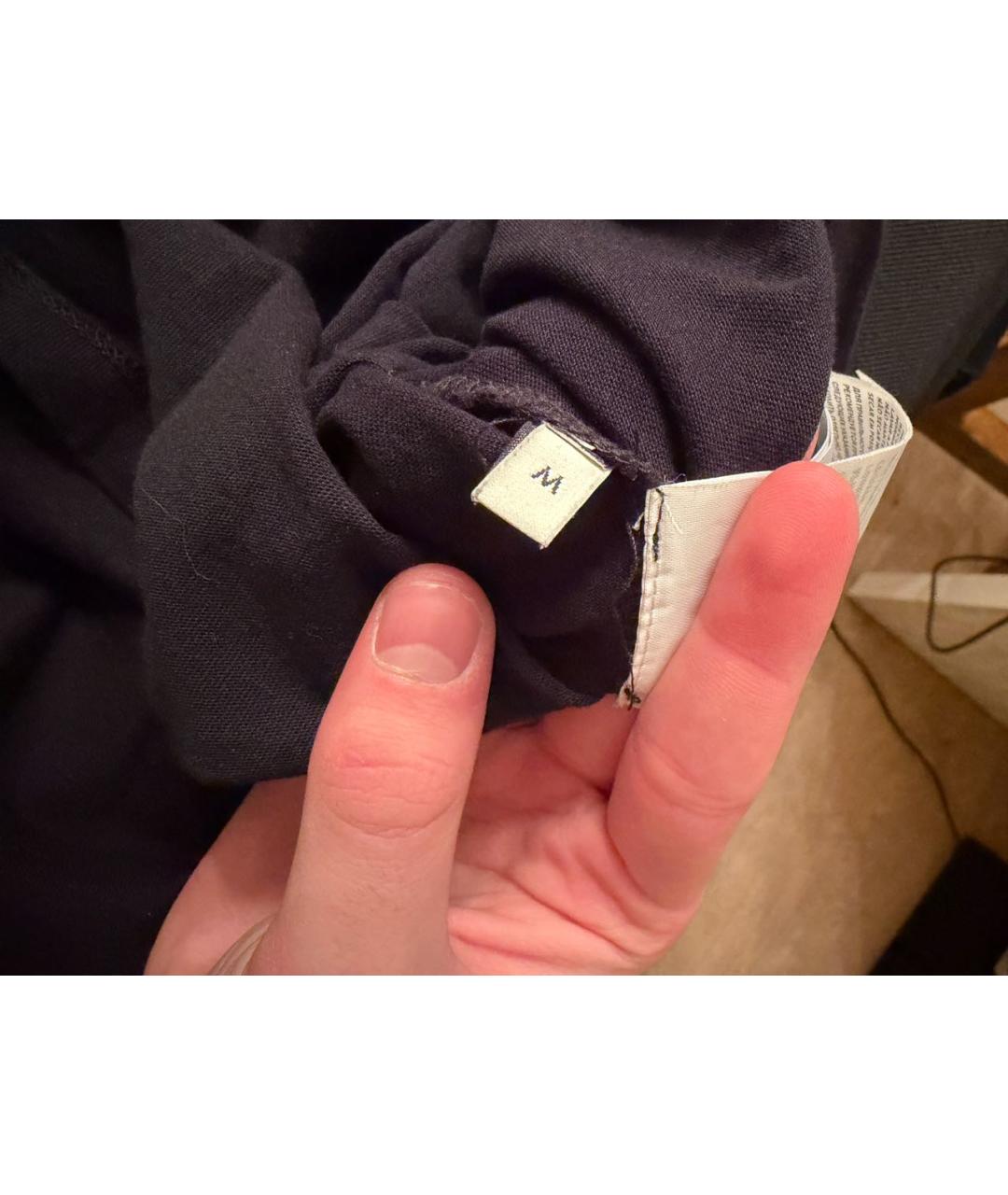 GUCCI Черная хлопковая футболка, фото 4