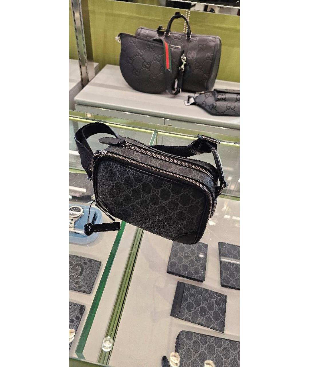 GUCCI Серая сумка на плечо, фото 3