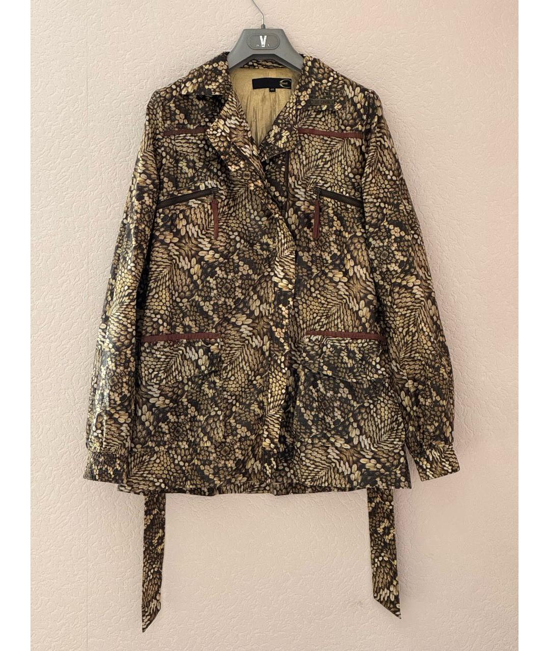 JUST CAVALLI Мульти полиамидовый тренч/плащ, фото 9