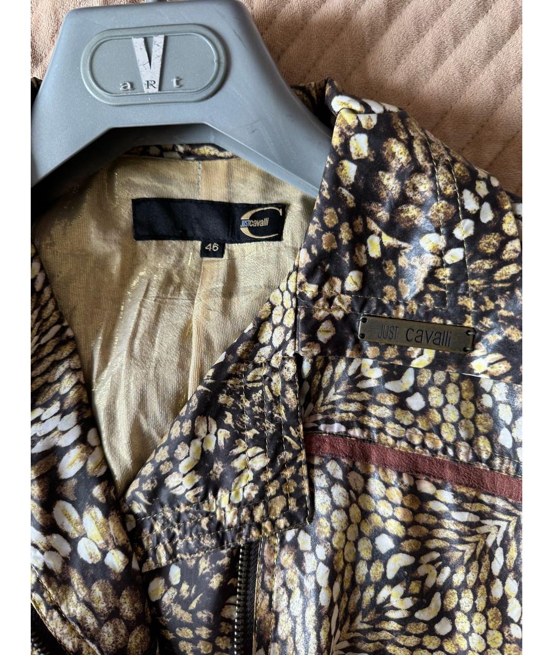 JUST CAVALLI Мульти полиамидовый тренч/плащ, фото 5