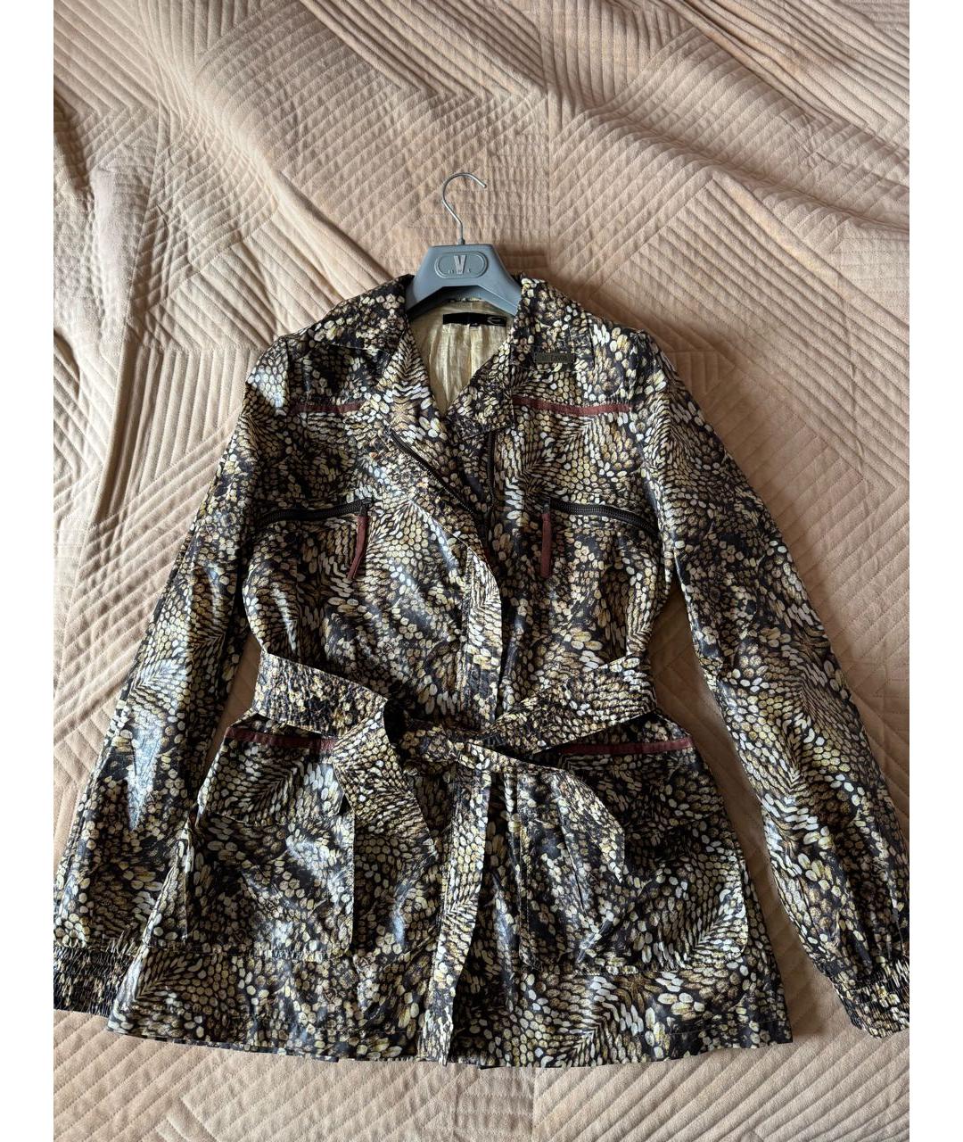 JUST CAVALLI Мульти полиамидовый тренч/плащ, фото 6