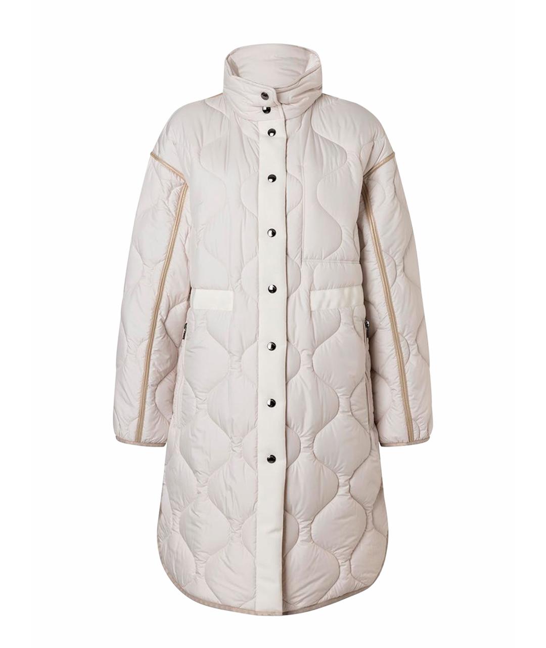 BOGNER Бежевое полиэстеровое пальто, фото 4