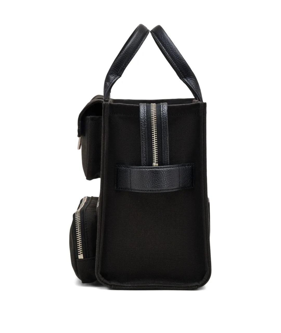 MARC JACOBS Черная тканевая сумка тоут, фото 4