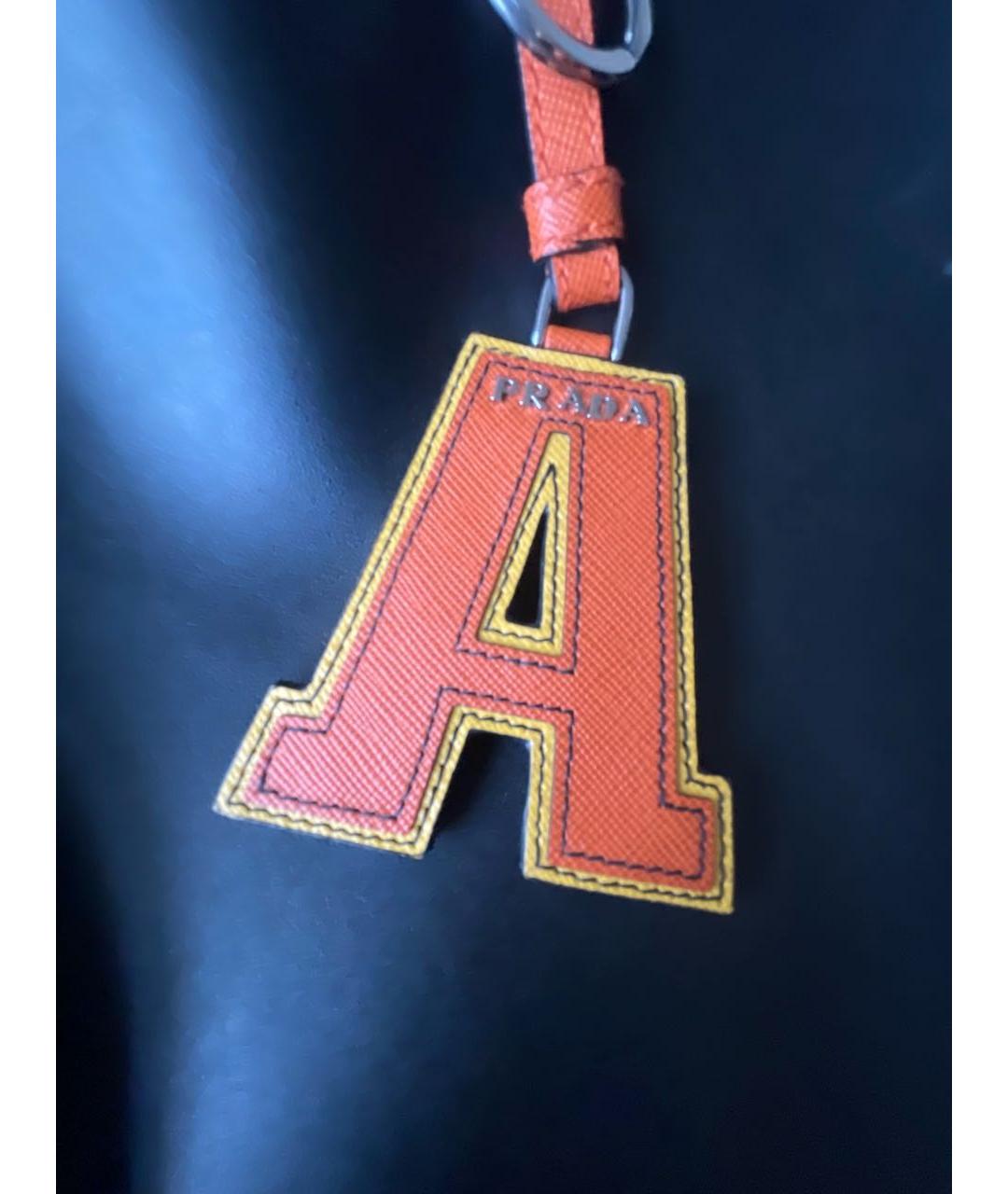 PRADA Оранжевый брелок, фото 2