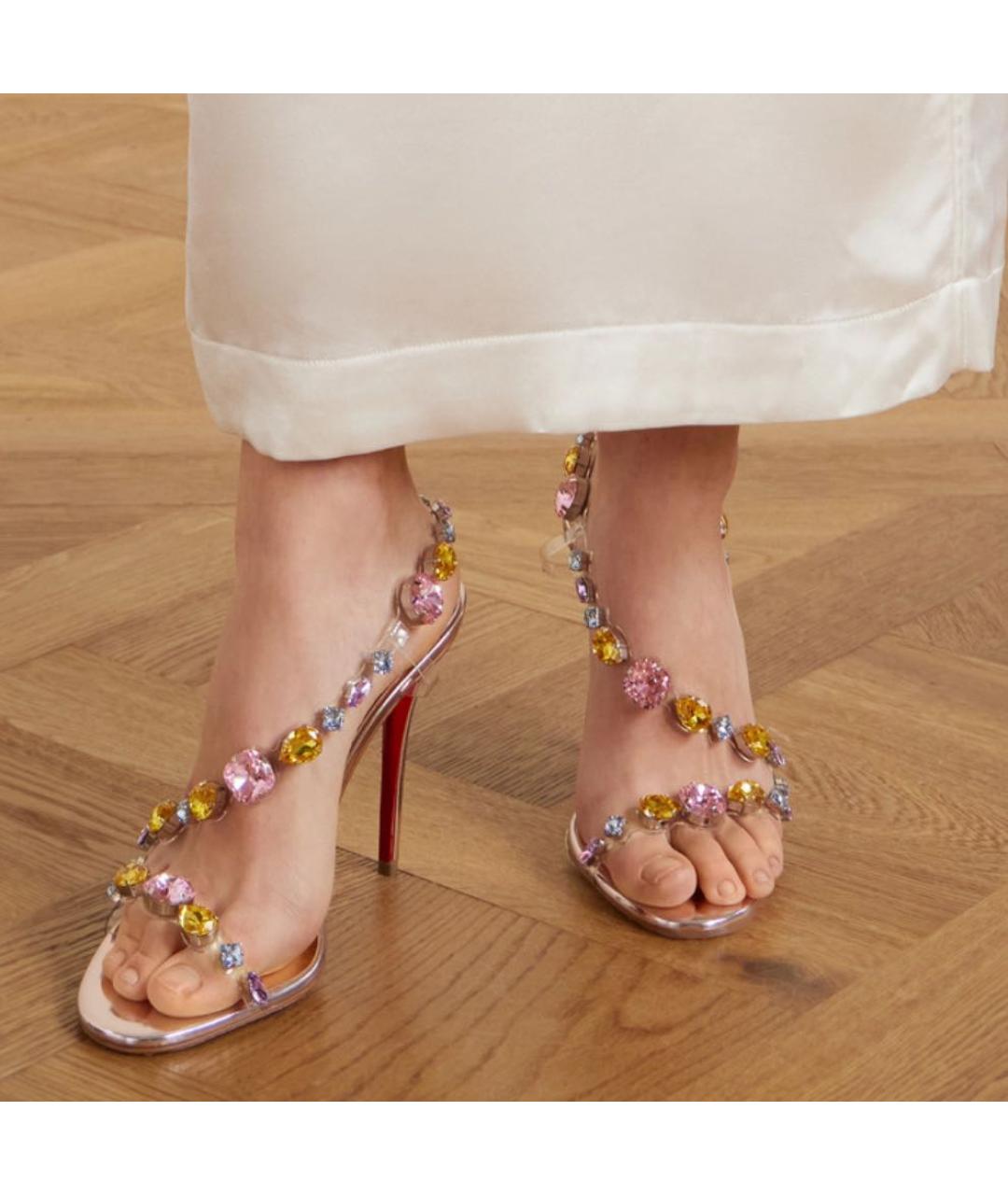 CHRISTIAN LOUBOUTIN Мульти босоножки, фото 5