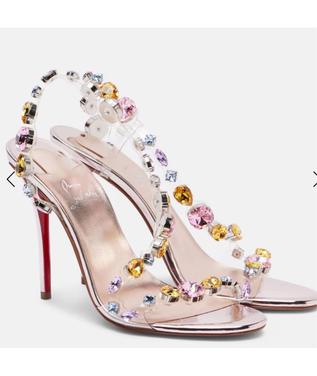 CHRISTIAN LOUBOUTIN Мульти босоножки, фото 2