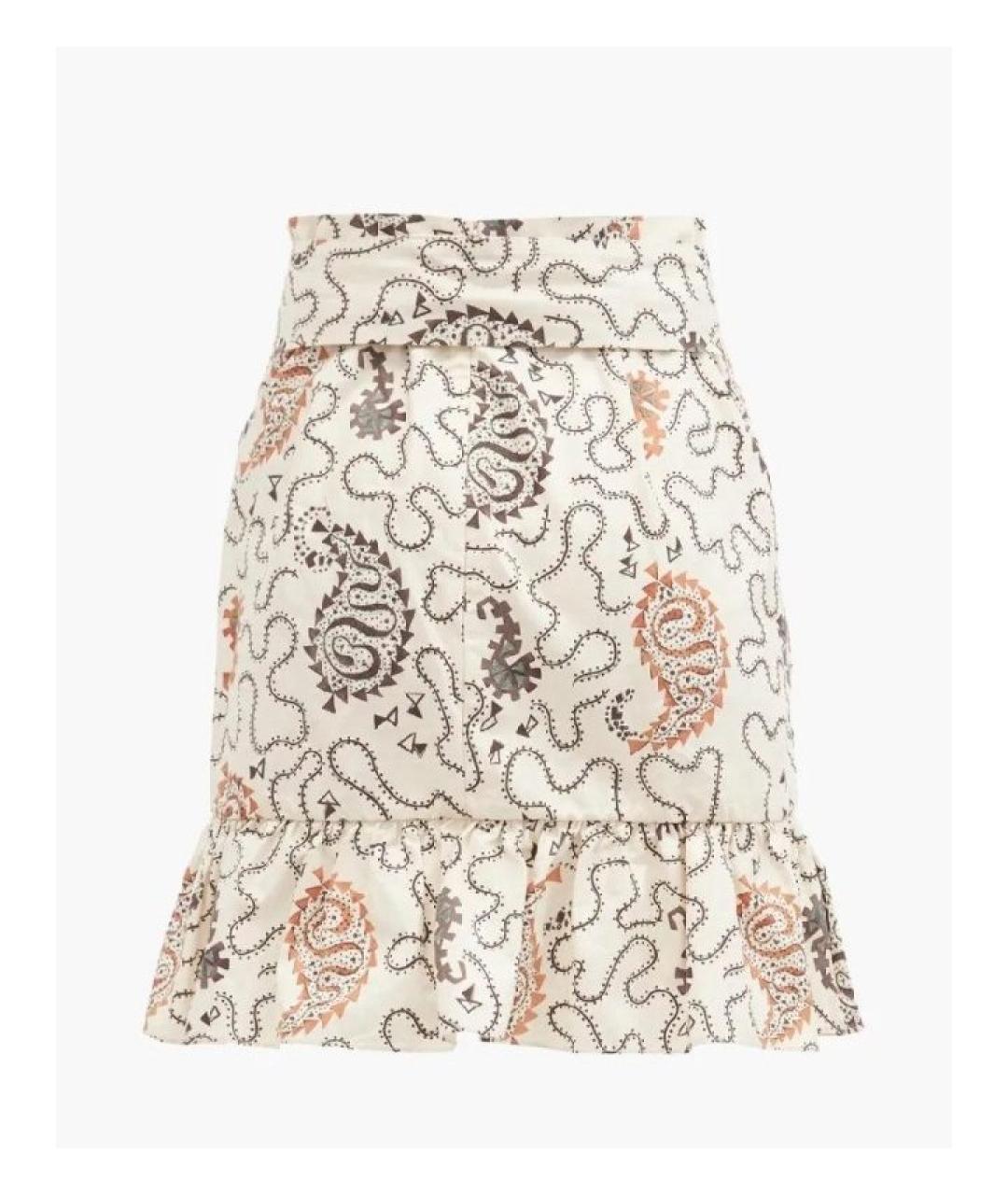 ISABEL MARANT ETOILE Хлопковая юбка мини, фото 2