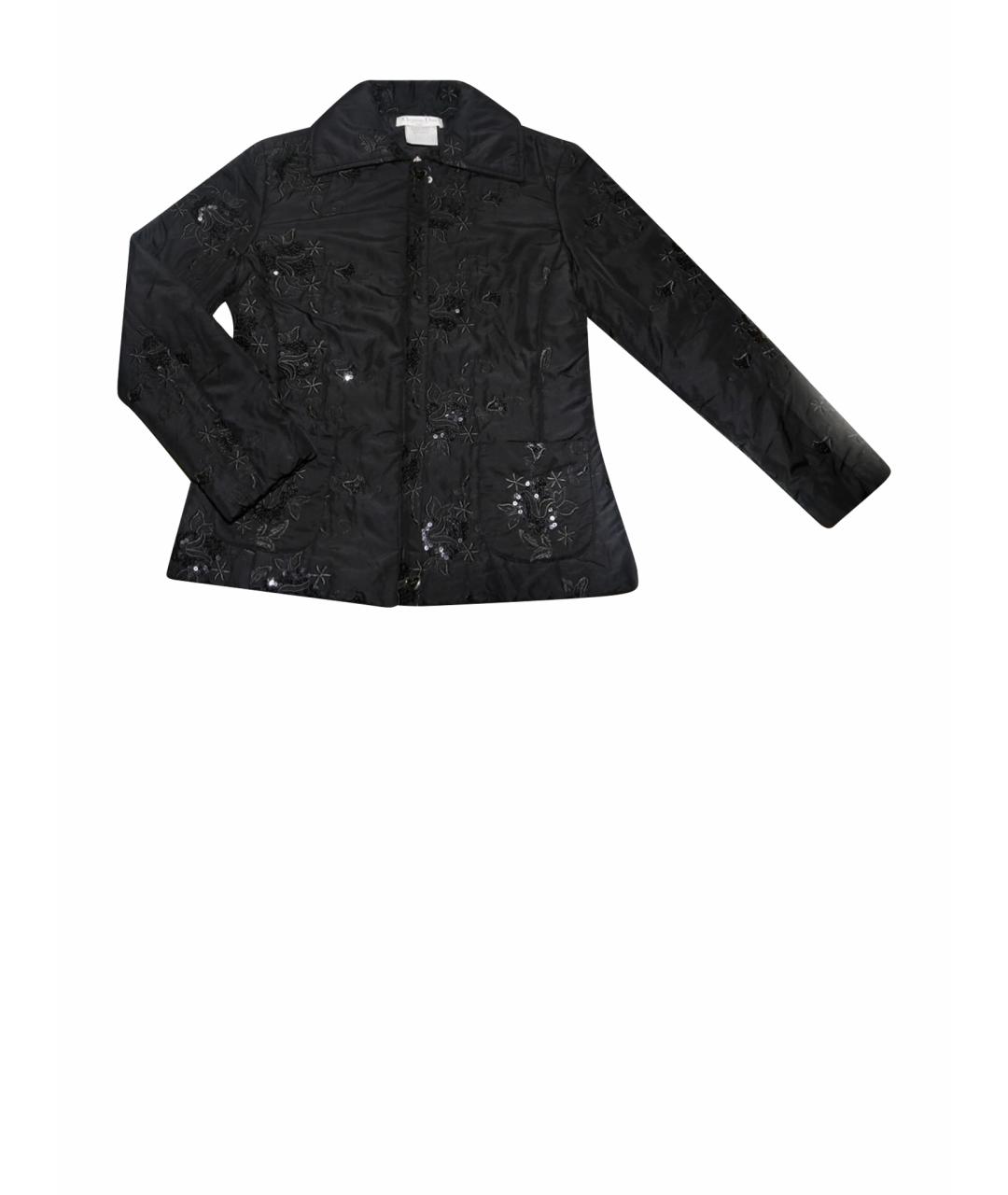 CHRISTIAN DIOR Черная хлопковая куртка, фото 1