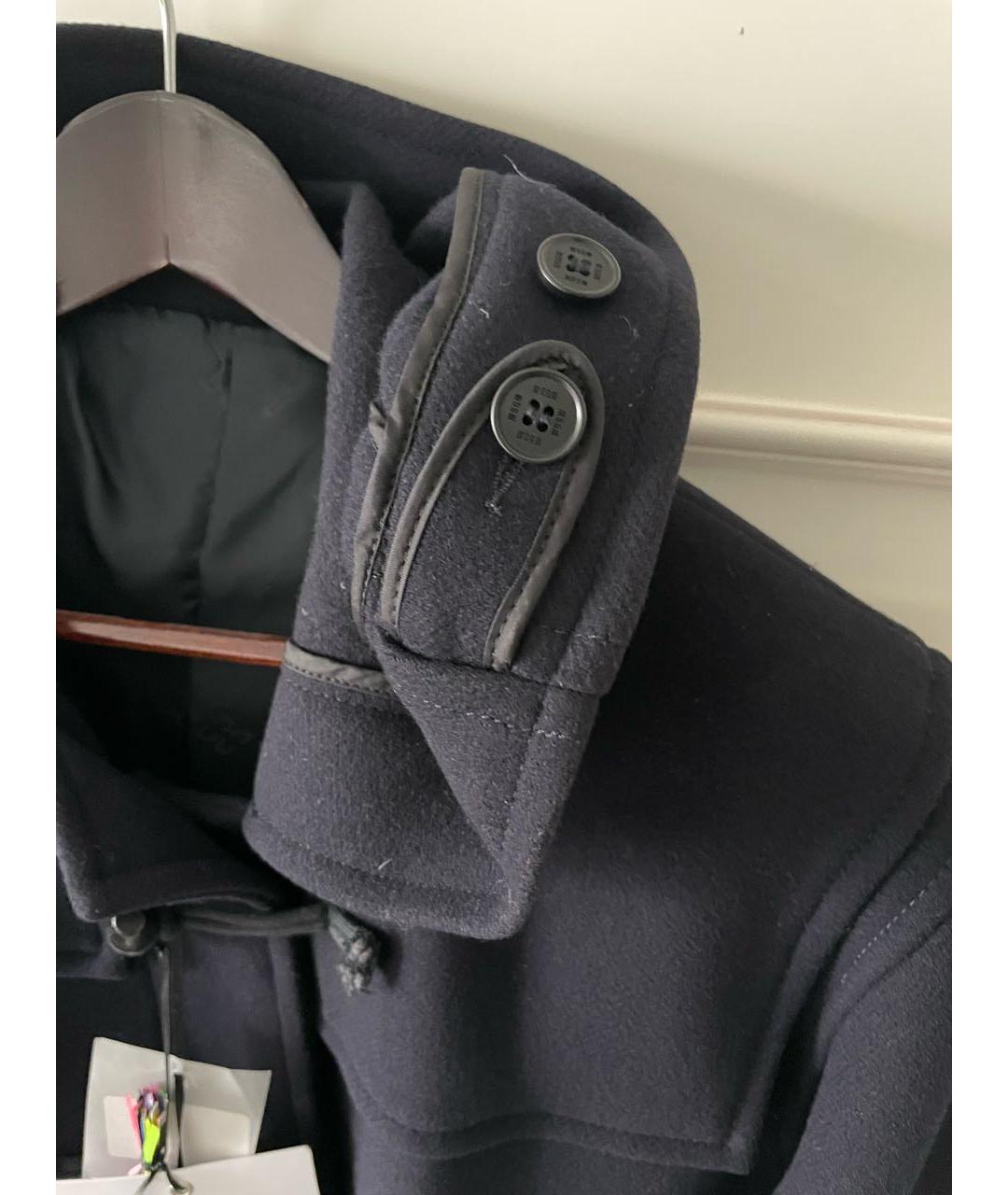 MSGM Темно-синее шерстяное пальто, фото 5