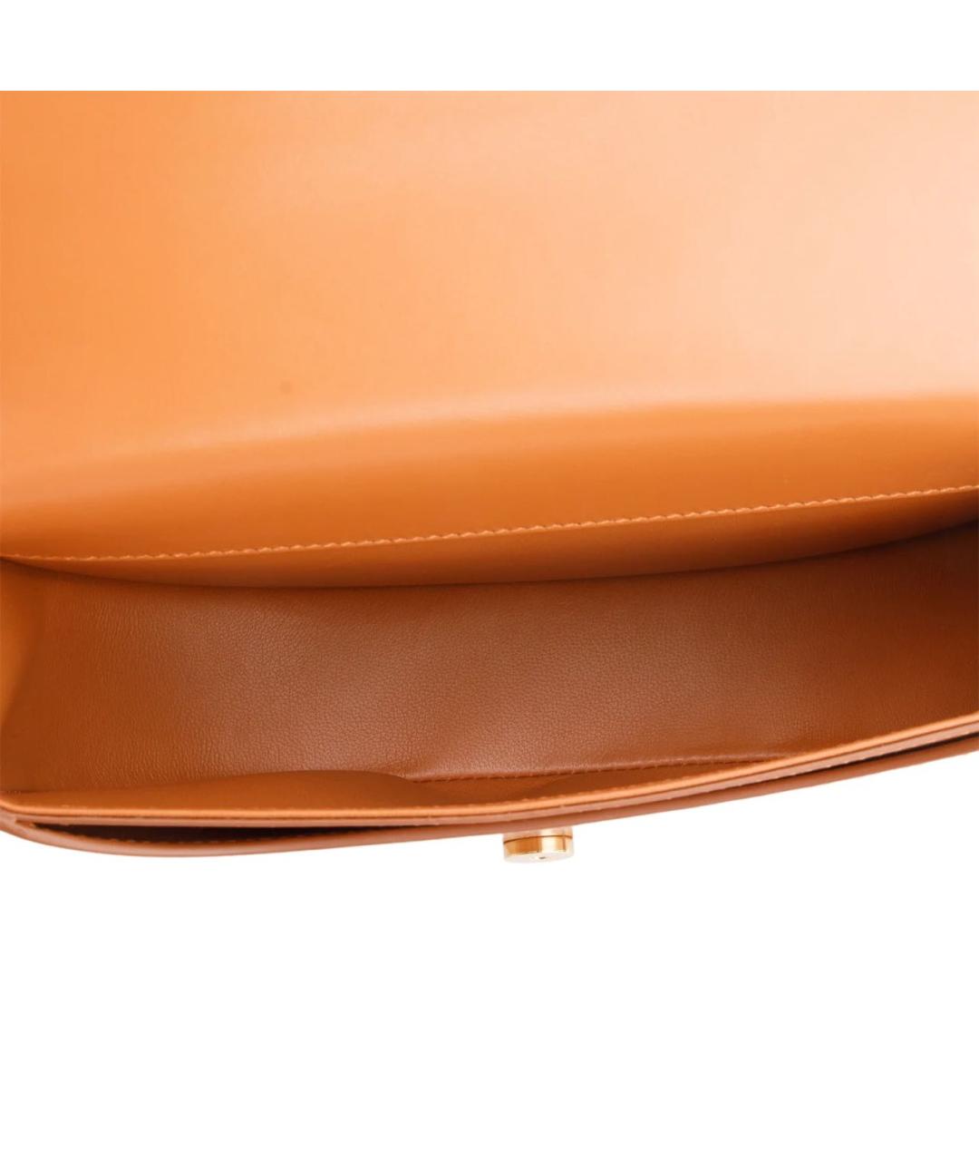 BURBERRY Коричневая кожаная сумка через плечо, фото 4