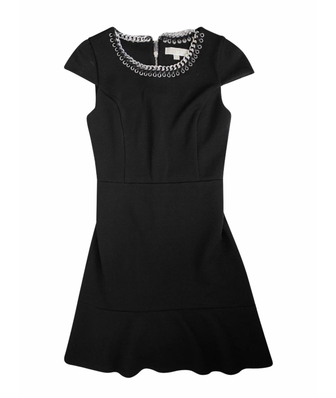 MICHAEL KORS Черное полиэстеровое повседневное платье, фото 1