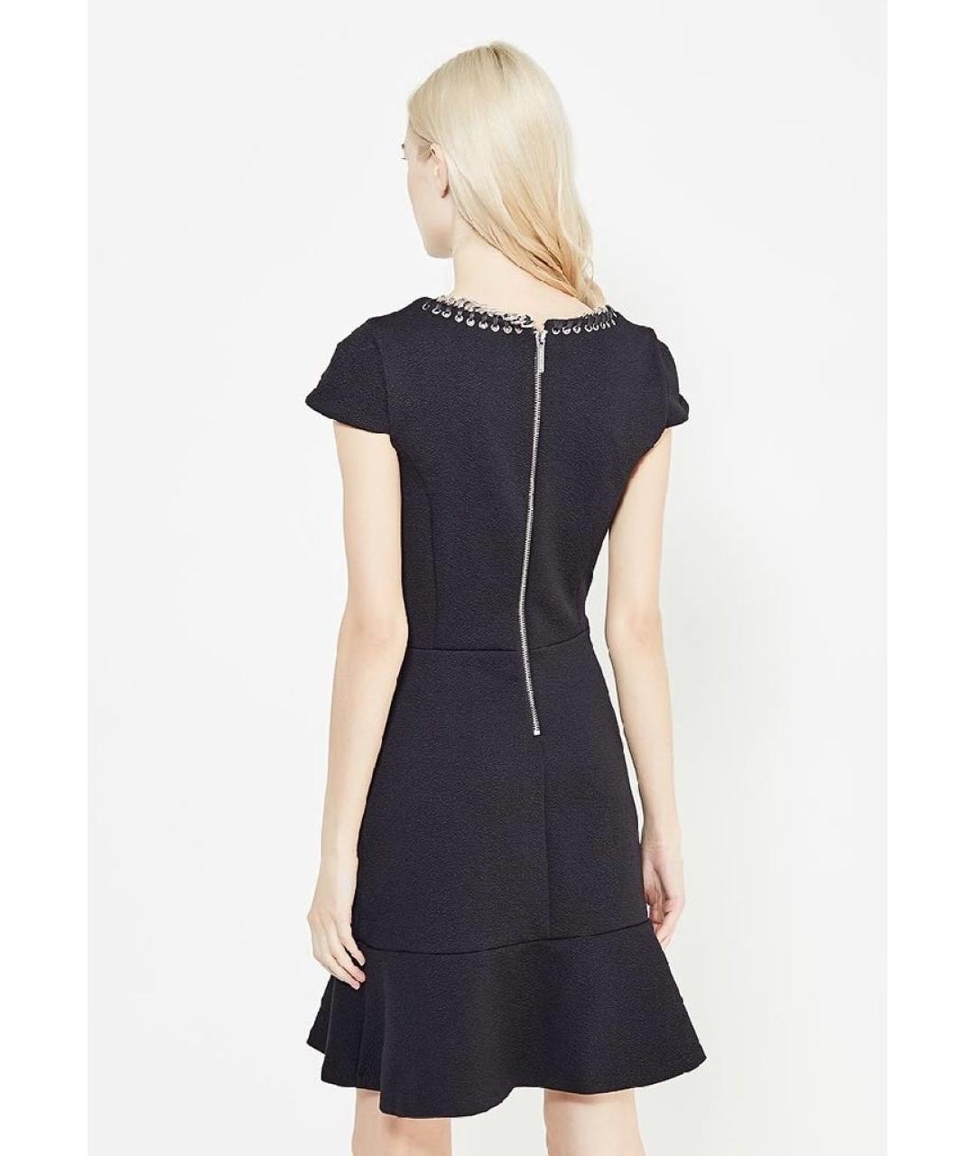 MICHAEL KORS Черное полиэстеровое повседневное платье, фото 8