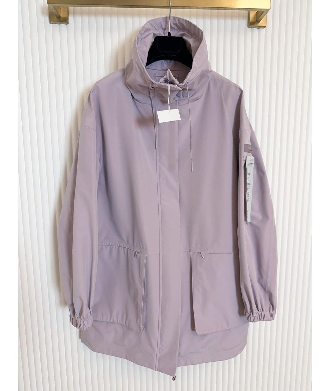 MAX MARA Фиолетовая полиэстеровая парка, фото 9
