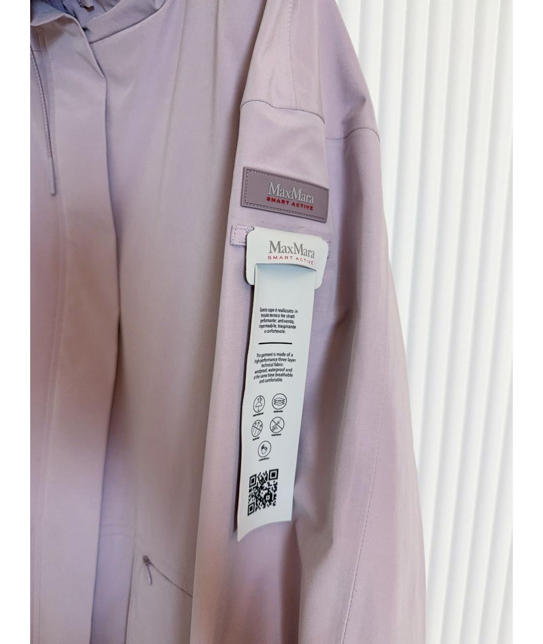 MAX MARA Фиолетовая полиэстеровая парка, фото 5