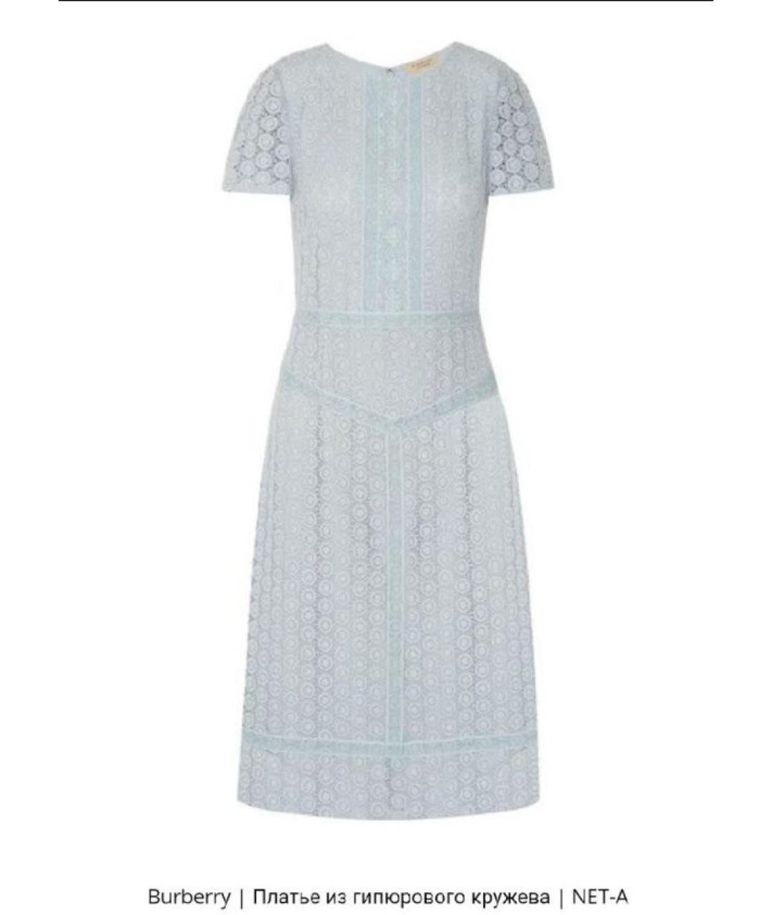 BURBERRY Хлопковое повседневное платье, фото 2