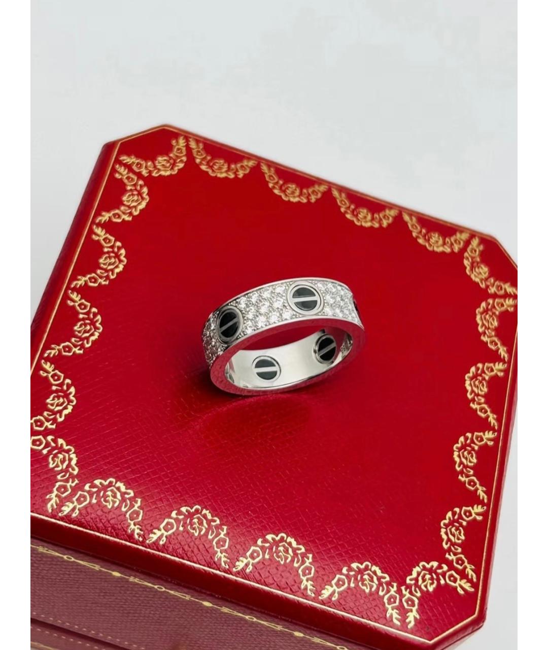 CARTIER Серебряное кольцо из белого золота, фото 8