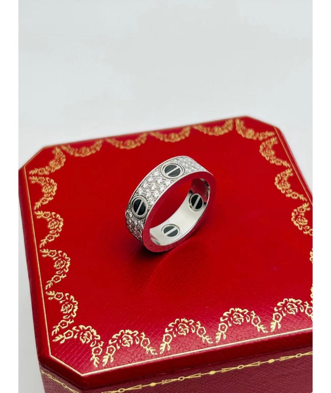 CARTIER Серебряное кольцо из белого золота, фото 6