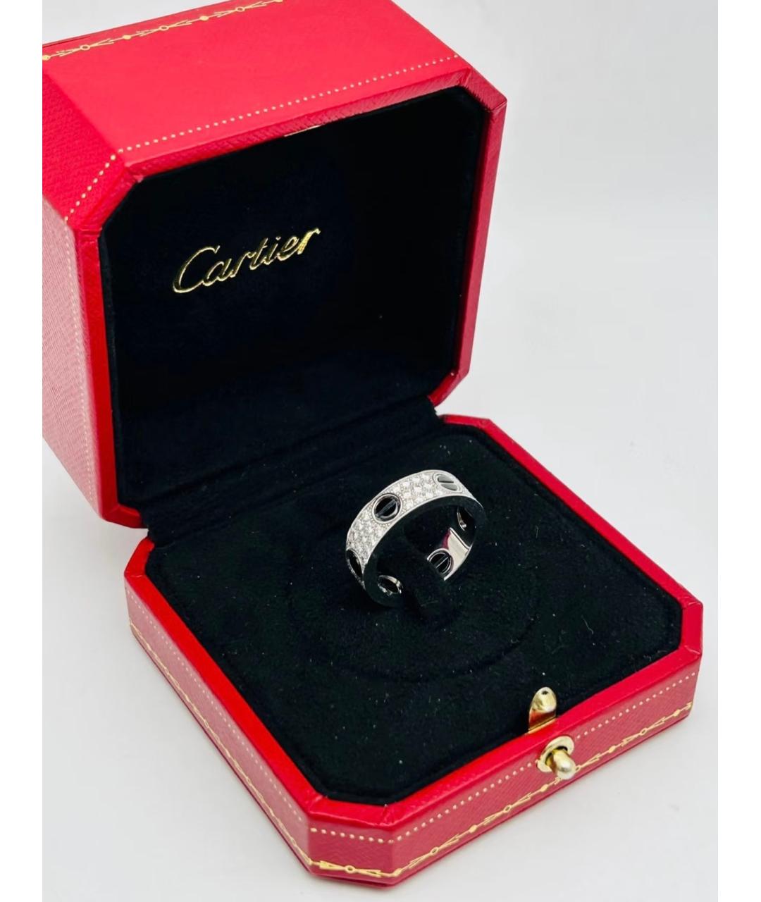 CARTIER Серебряное кольцо из белого золота, фото 3