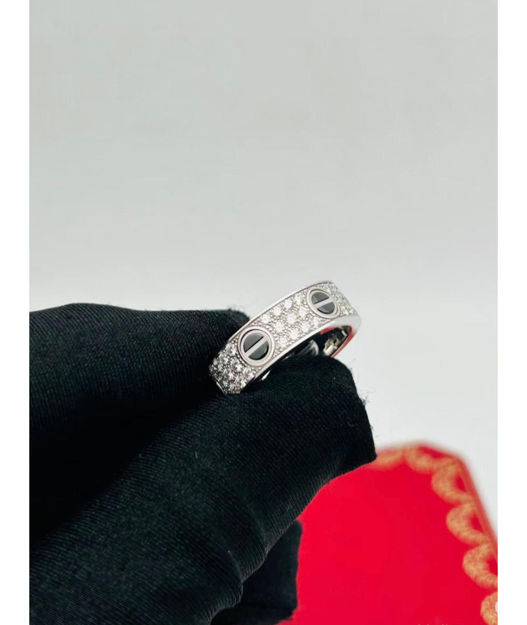 CARTIER Серебряное кольцо из белого золота, фото 4
