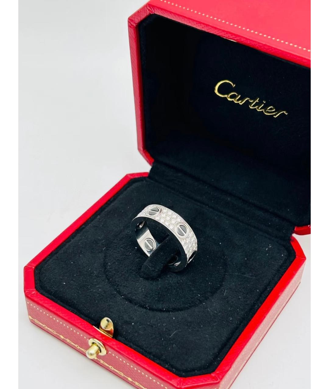 CARTIER Серебряное кольцо из белого золота, фото 2