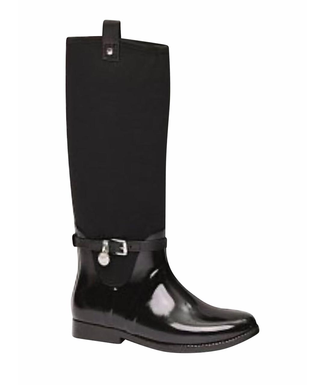 MICHAEL MICHAEL KORS Черные резиновые сапоги, фото 1